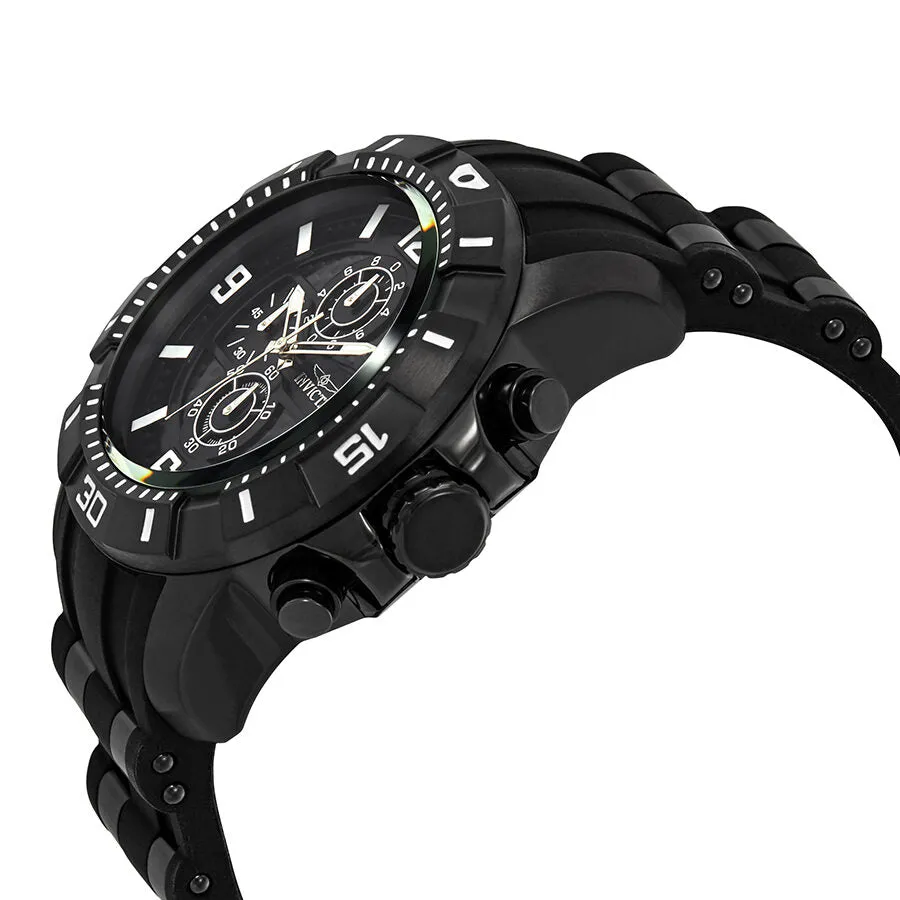 Invicta Pro Diver Chronograph Quartz Black Dial Men's Watch 24967
