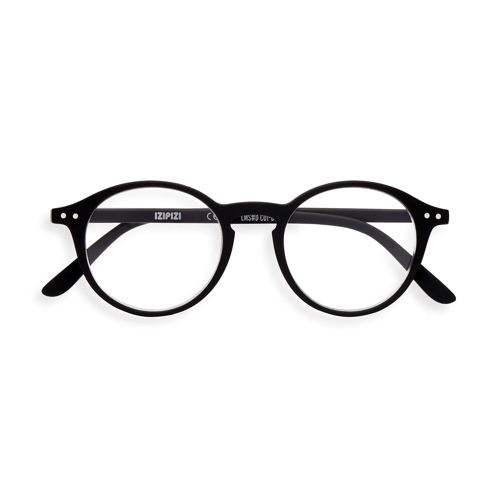 IZIPIZI Round Reading Glasses #D - Black