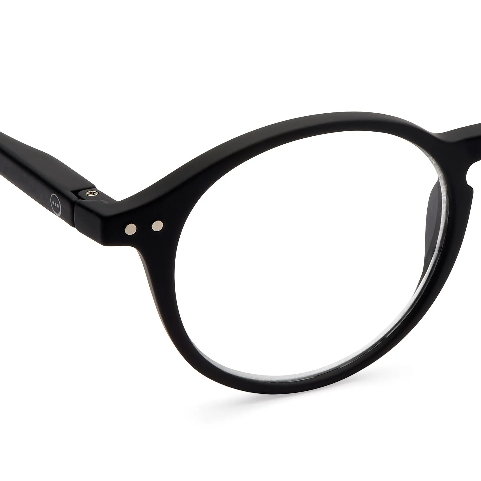 IZIPIZI Round Reading Glasses #D - Black