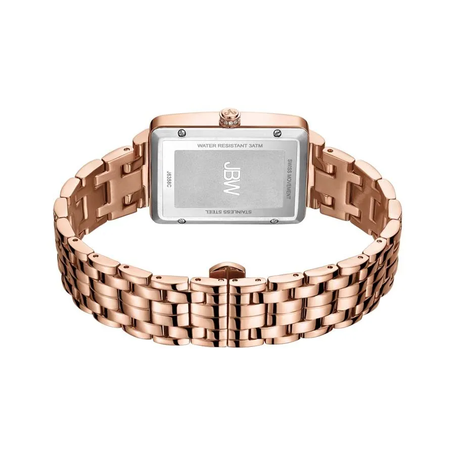 JBW Mink Rose Dial 18kt Rose Gold-plated Ladies Watch J6358C
