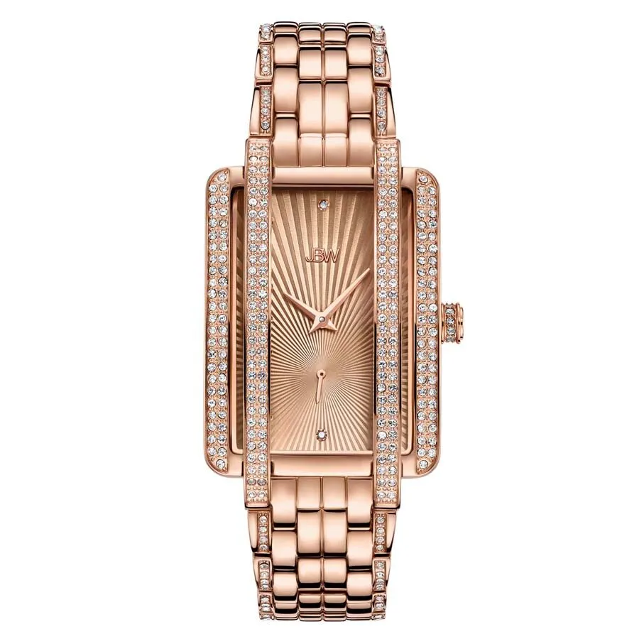 JBW Mink Rose Dial 18kt Rose Gold-plated Ladies Watch J6358C
