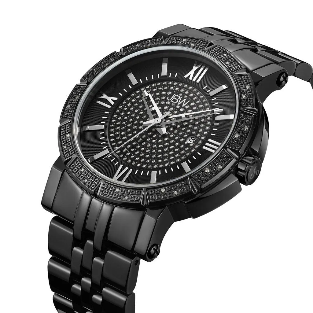 JBW Vault Black Ion-plated Diamond Men's Watch J6343D