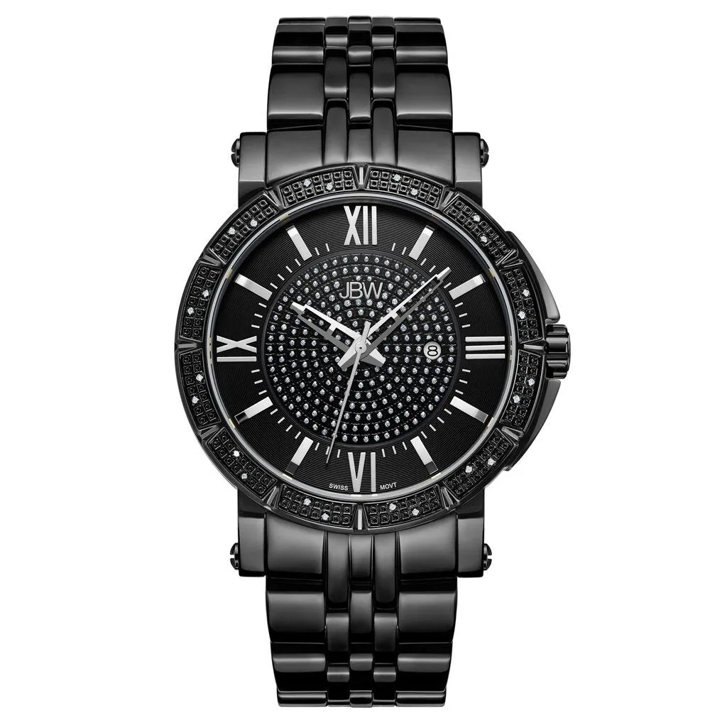JBW Vault Black Ion-plated Diamond Men's Watch J6343D