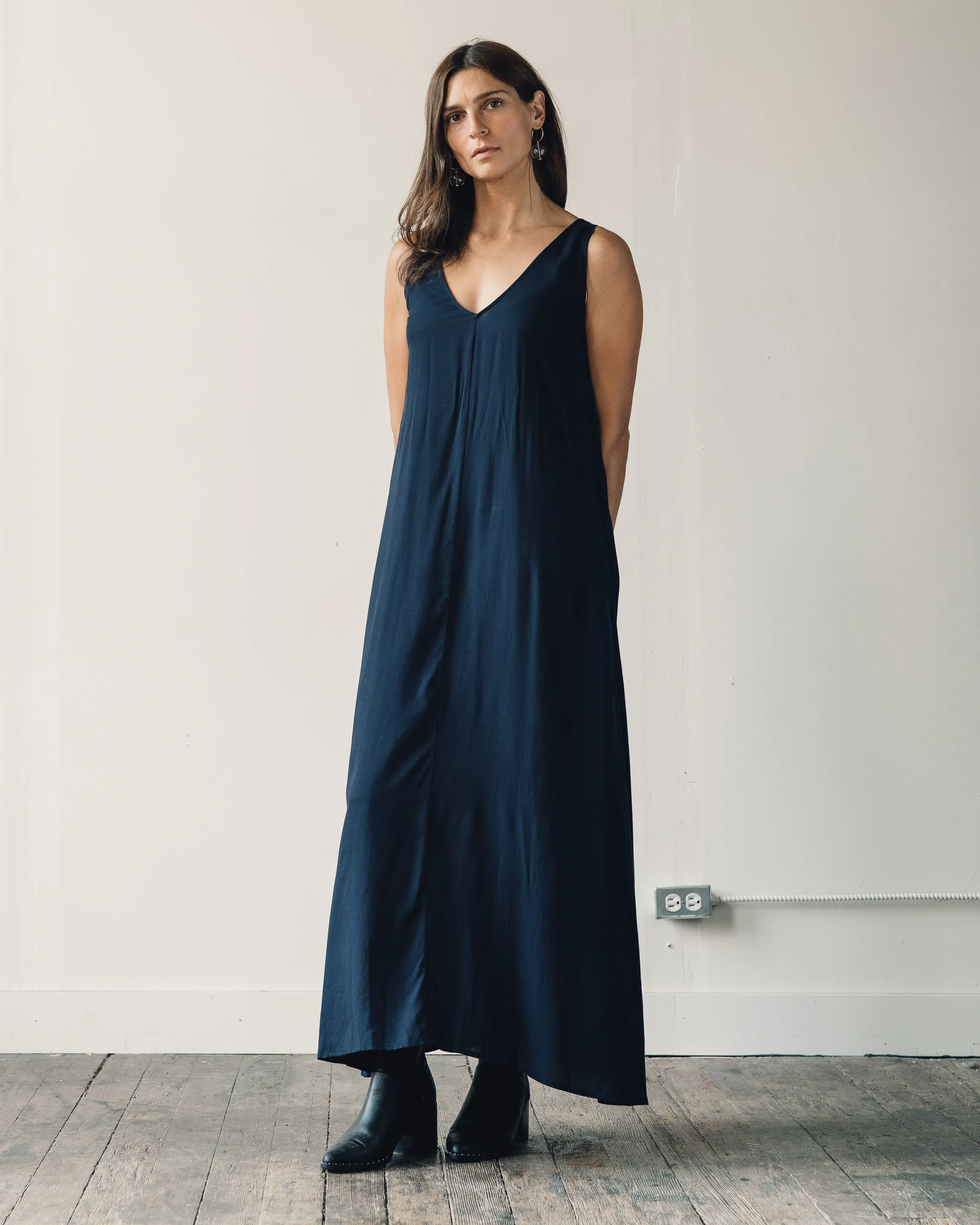 Jesse Kamm Palma Dress, Navy