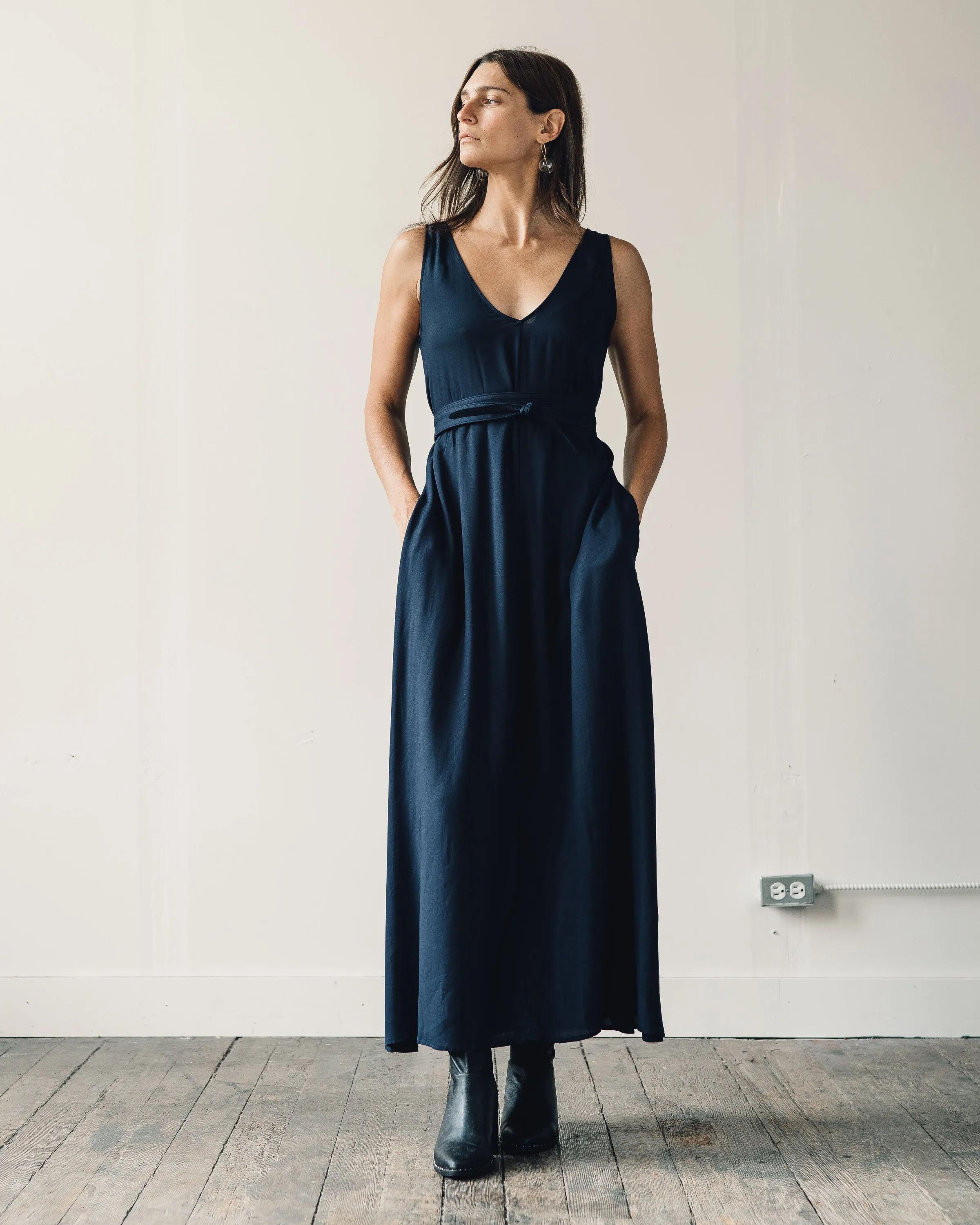 Jesse Kamm Palma Dress, Navy