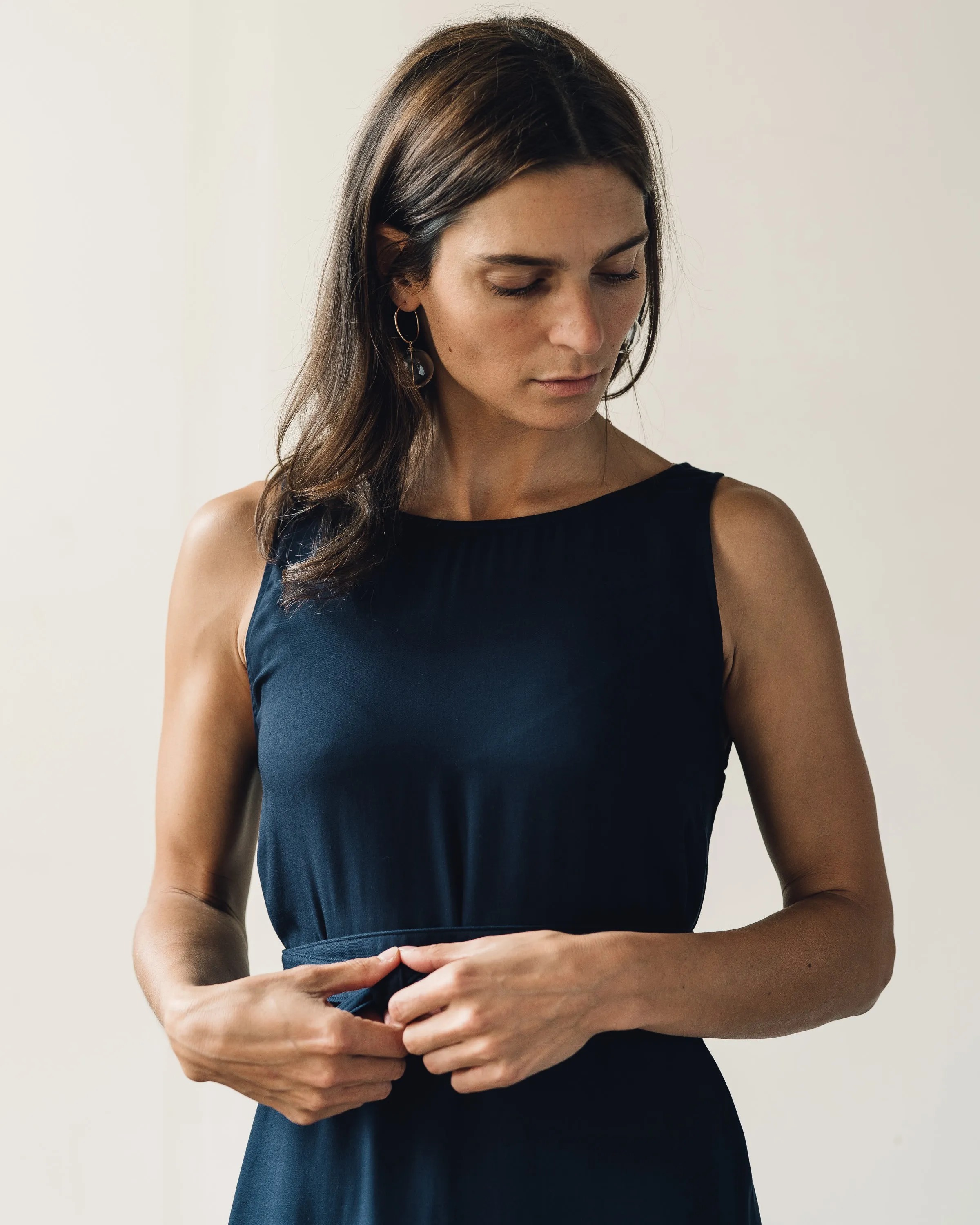 Jesse Kamm Palma Dress, Navy