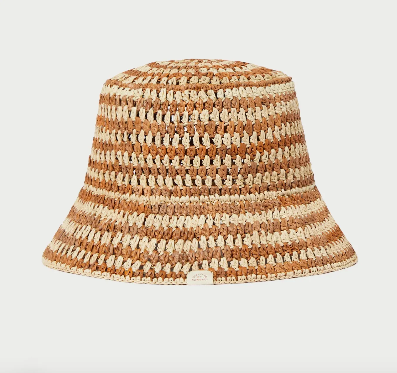Jocelyn Bucket Hat ~ Brown/Natural