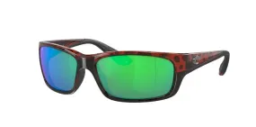 Jose Sunglasses - Green Mirror Lenses/Tortoise Frame
