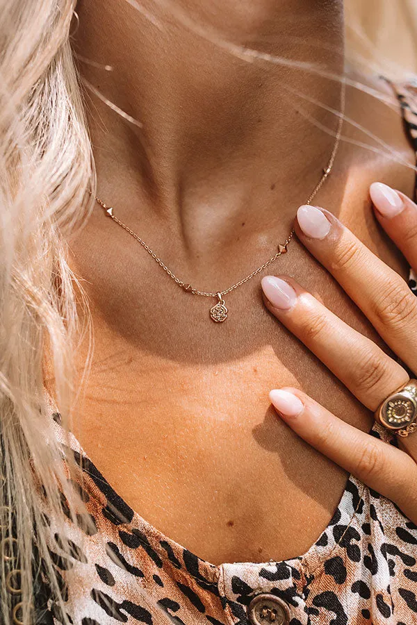 Kendra Scott Nola Rose Gold Pendant Necklace In Rose Gold Drusy