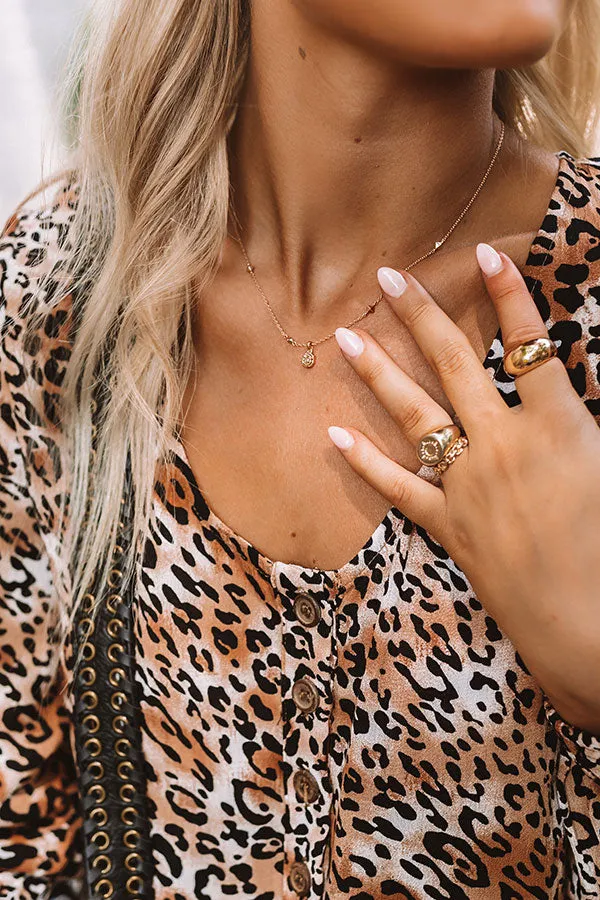 Kendra Scott Nola Rose Gold Pendant Necklace In Rose Gold Drusy