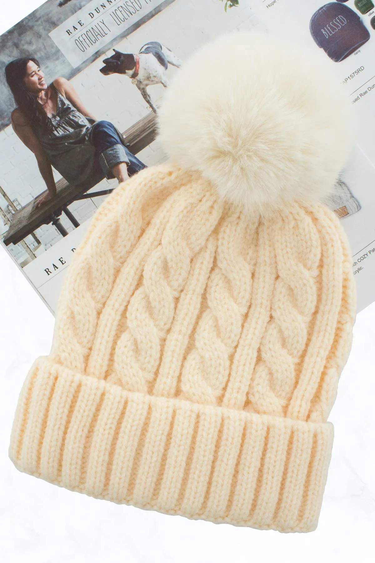 Knitted Pom Beanie