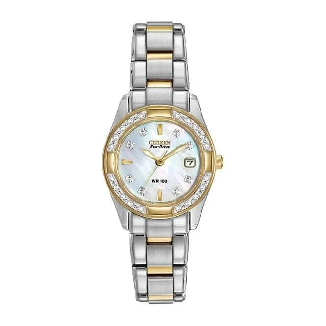 Ladies Bracelet Dress Stainless Steel Watch EW1824-57D