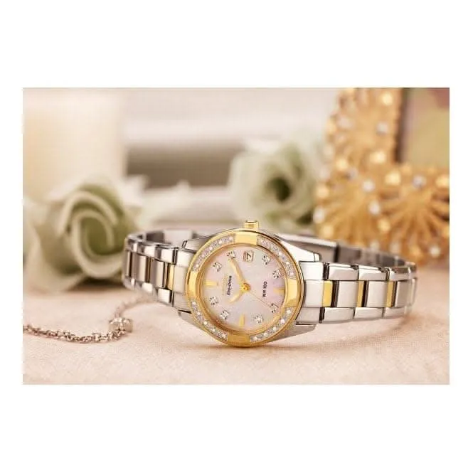 Ladies Bracelet Dress Stainless Steel Watch EW1824-57D