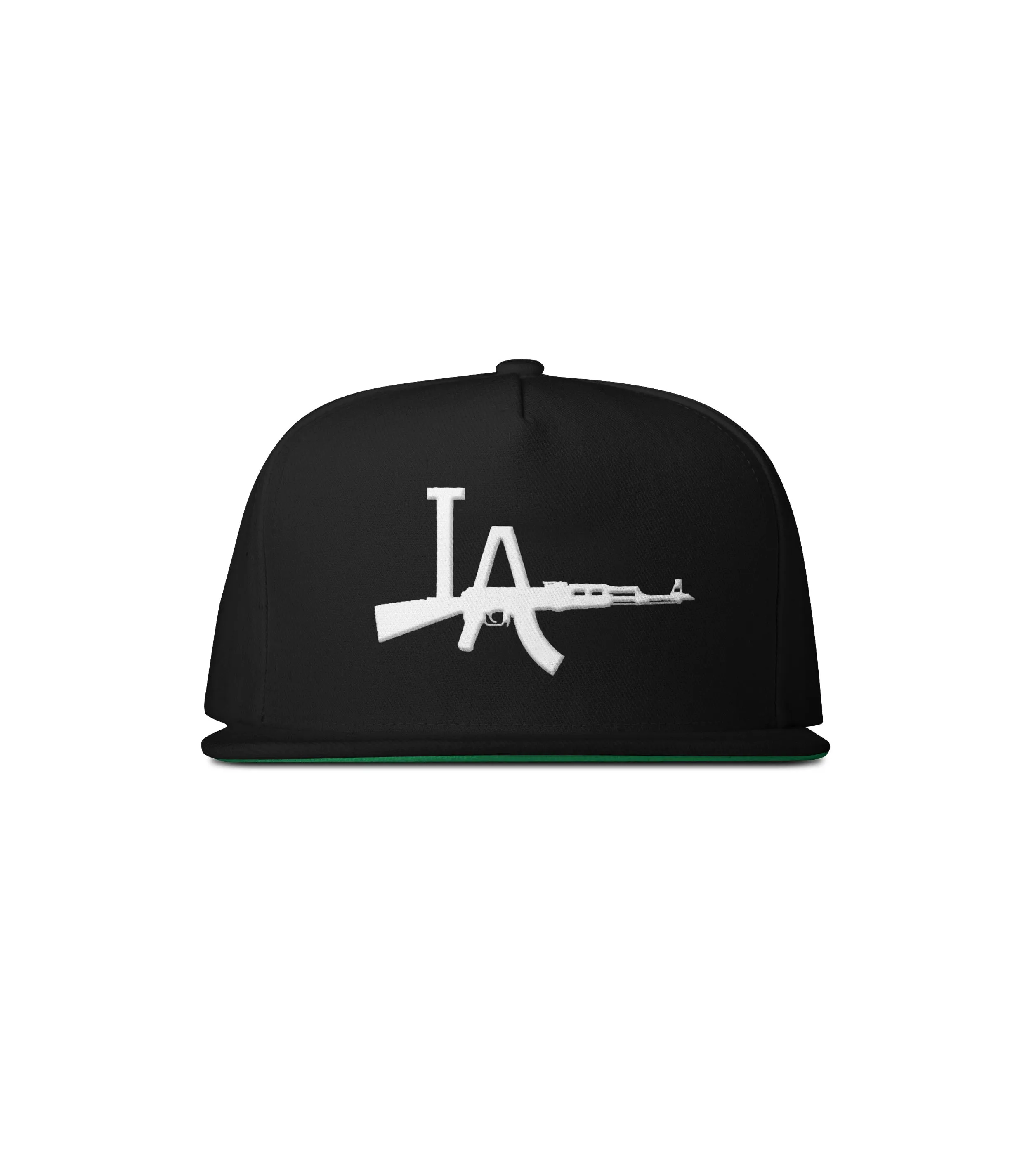 L.AK Snapback (black white)