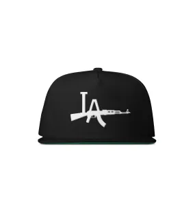 L.AK Snapback (black white)