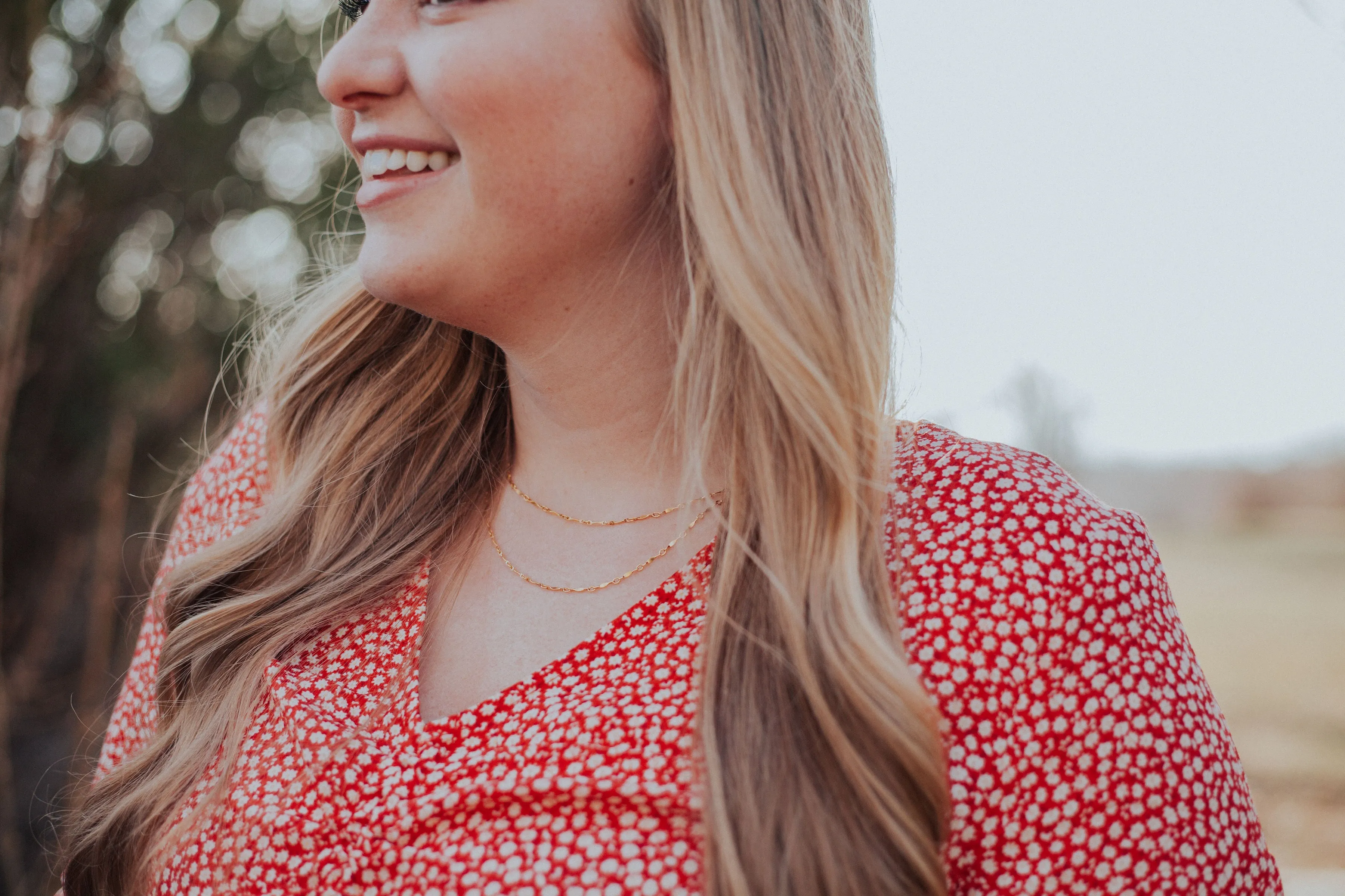 Layered Ripple Necklace