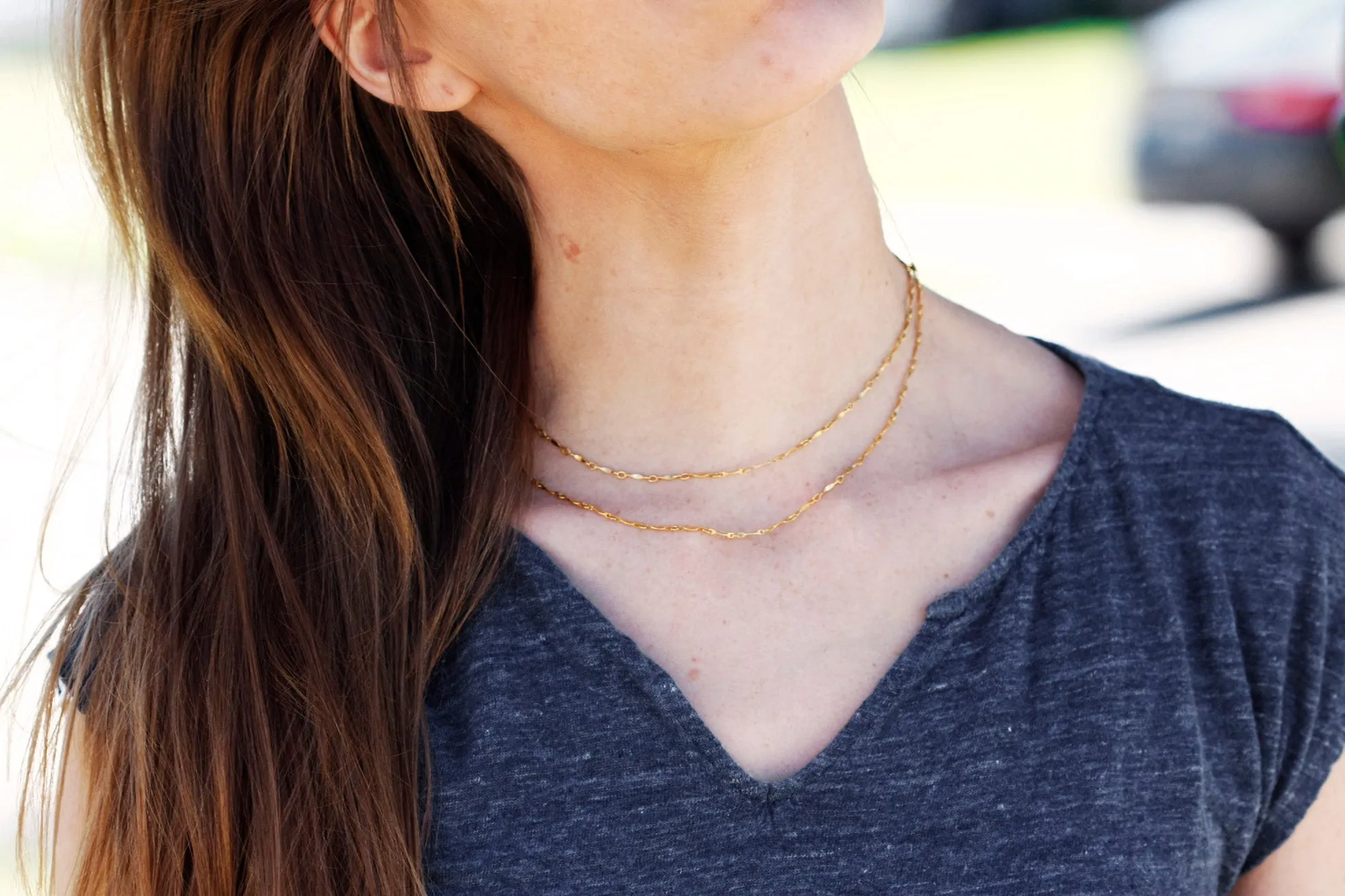 Layered Ripple Necklace