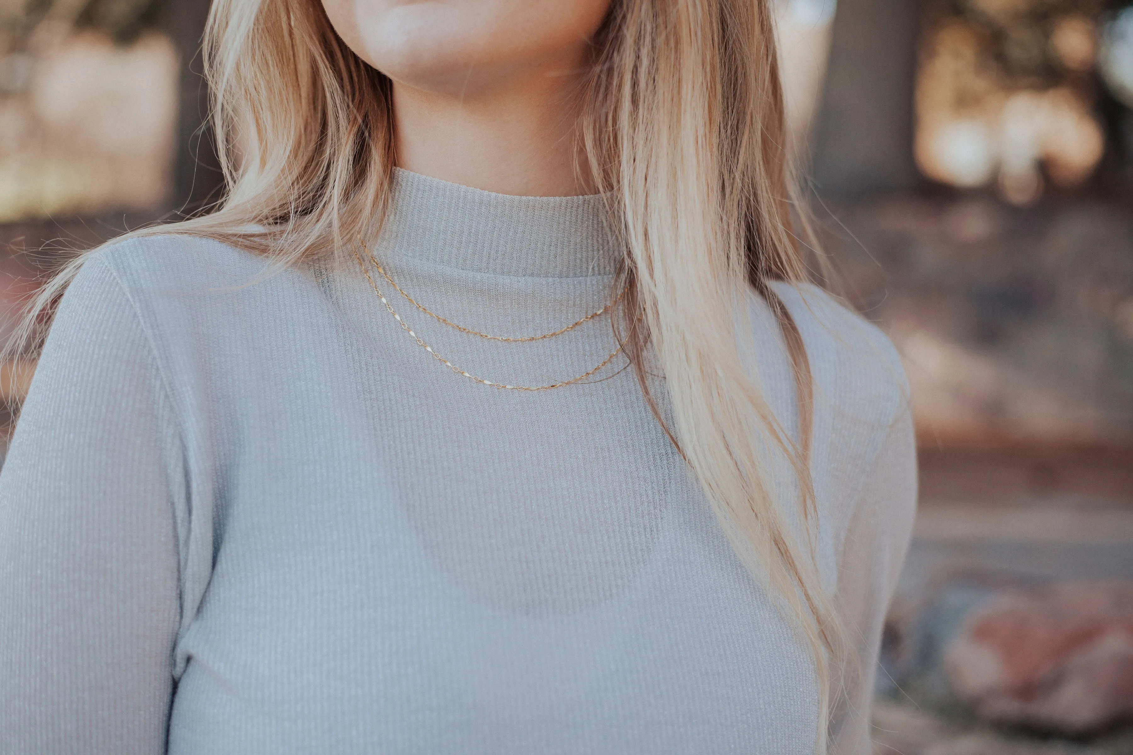 Layered Ripple Necklace