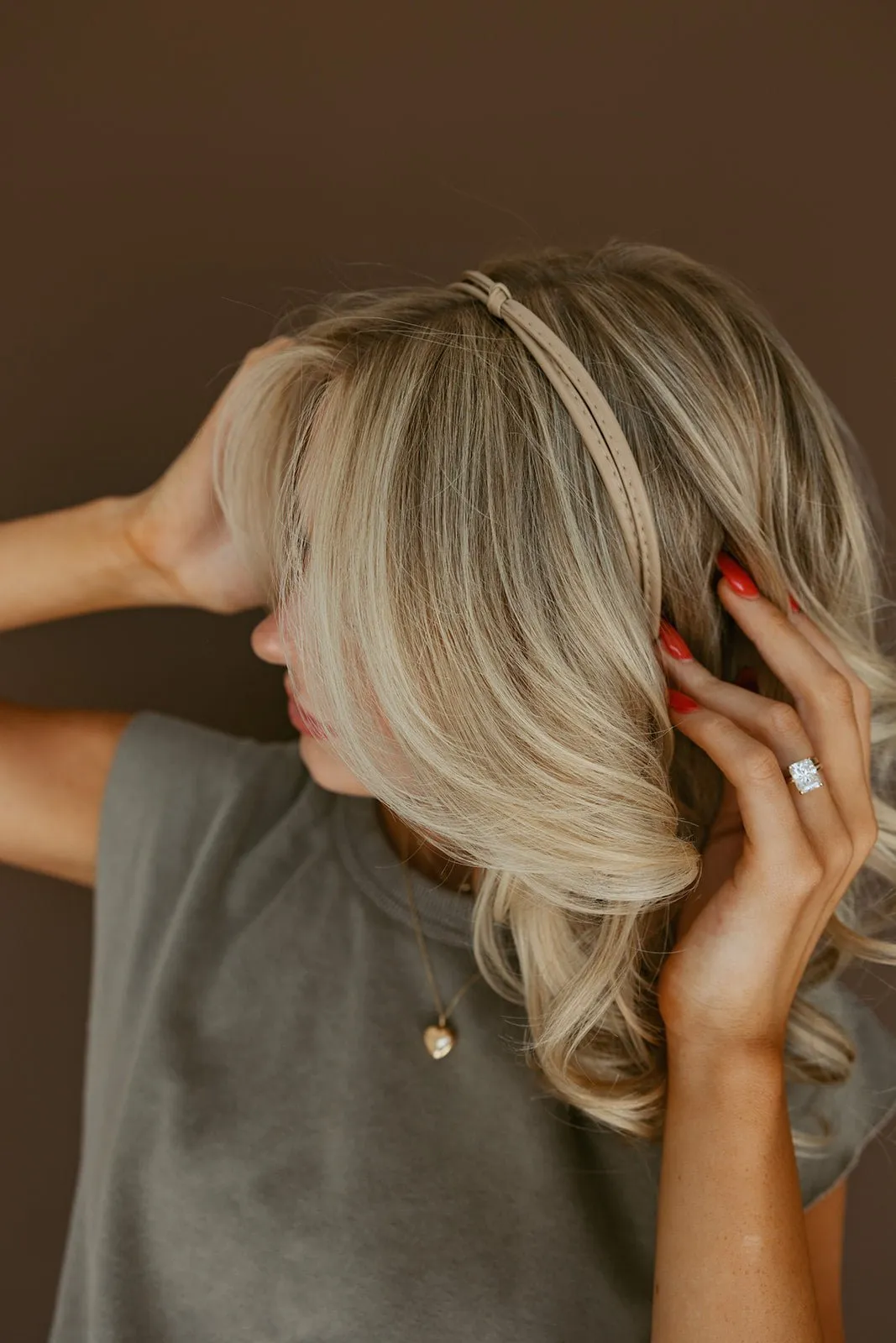 Leather Knot Headband