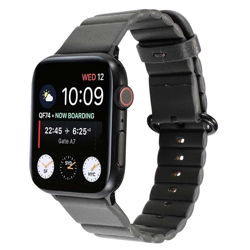 Leather Link Band for Apple Watch