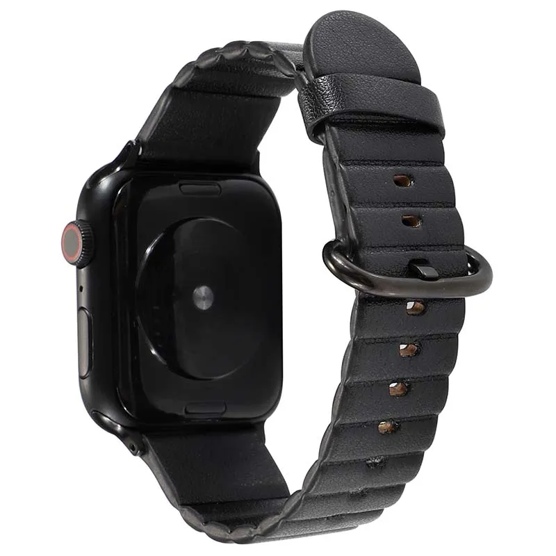 Leather Link Band for Apple Watch