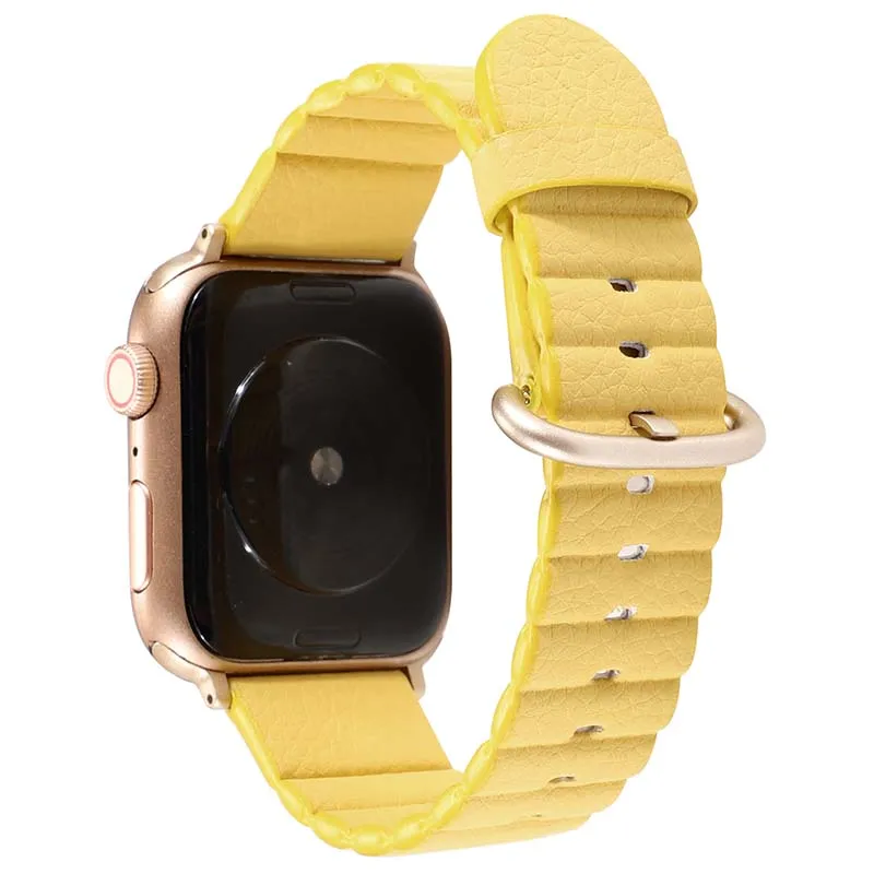 Leather Link Band for Apple Watch