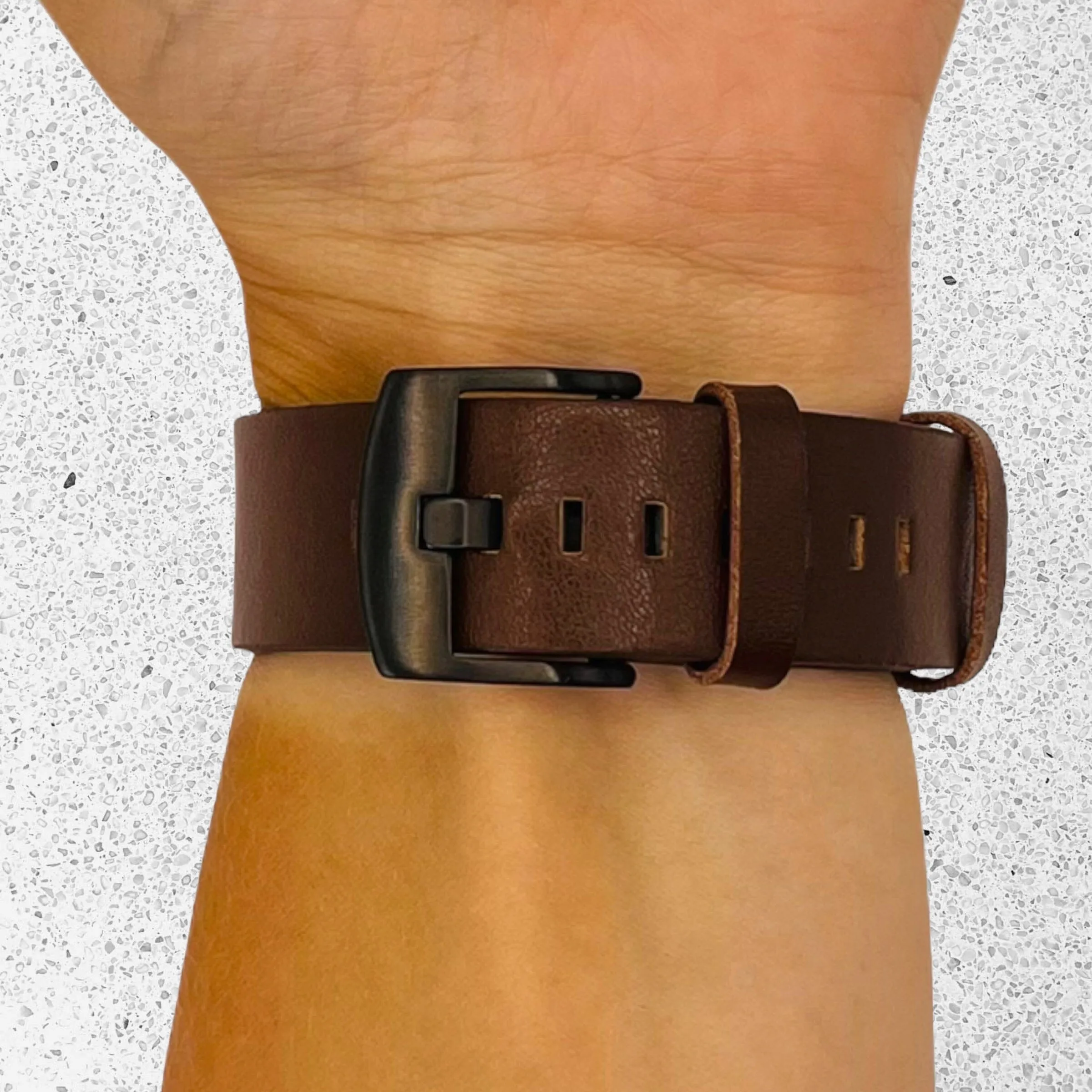 Leather Straps Compatible with the Garmin Vivoactive 4s