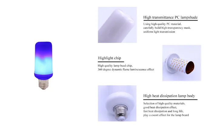 LED Flame Effect Light