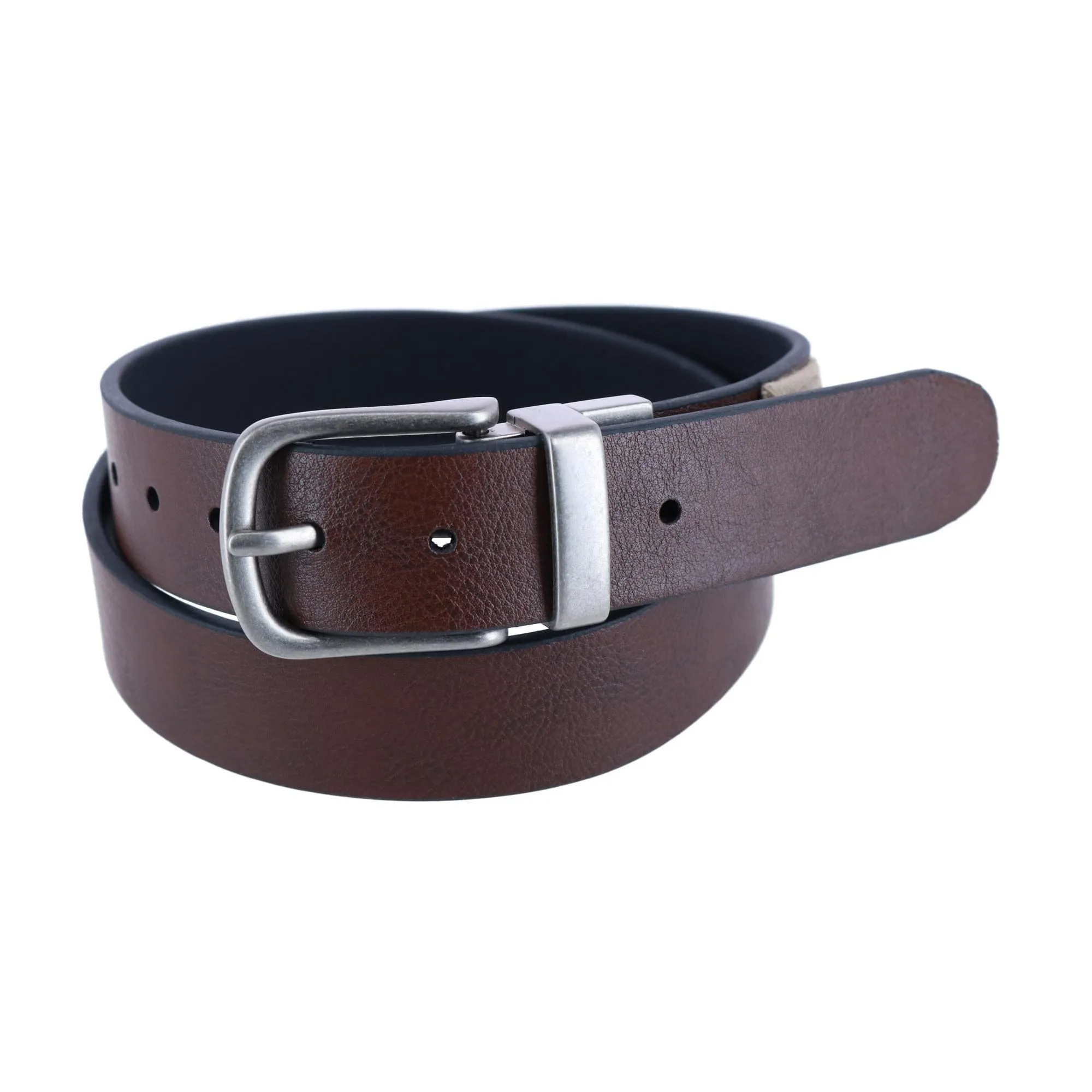 Levis Boy's Reversible Nickel Logo Patch Belt