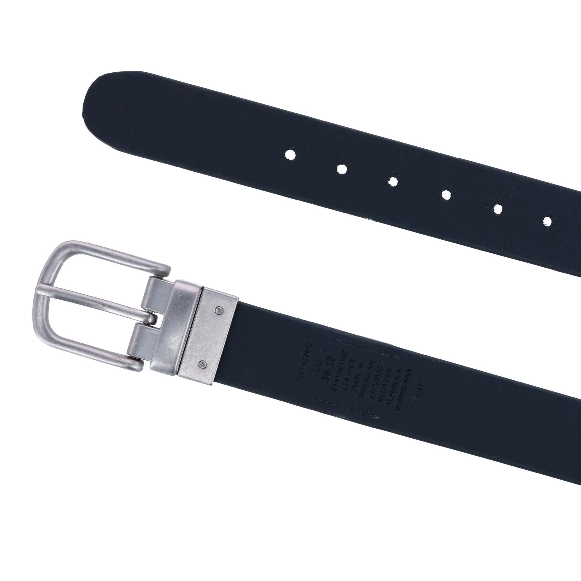 Levis Boy's Reversible Nickel Logo Patch Belt