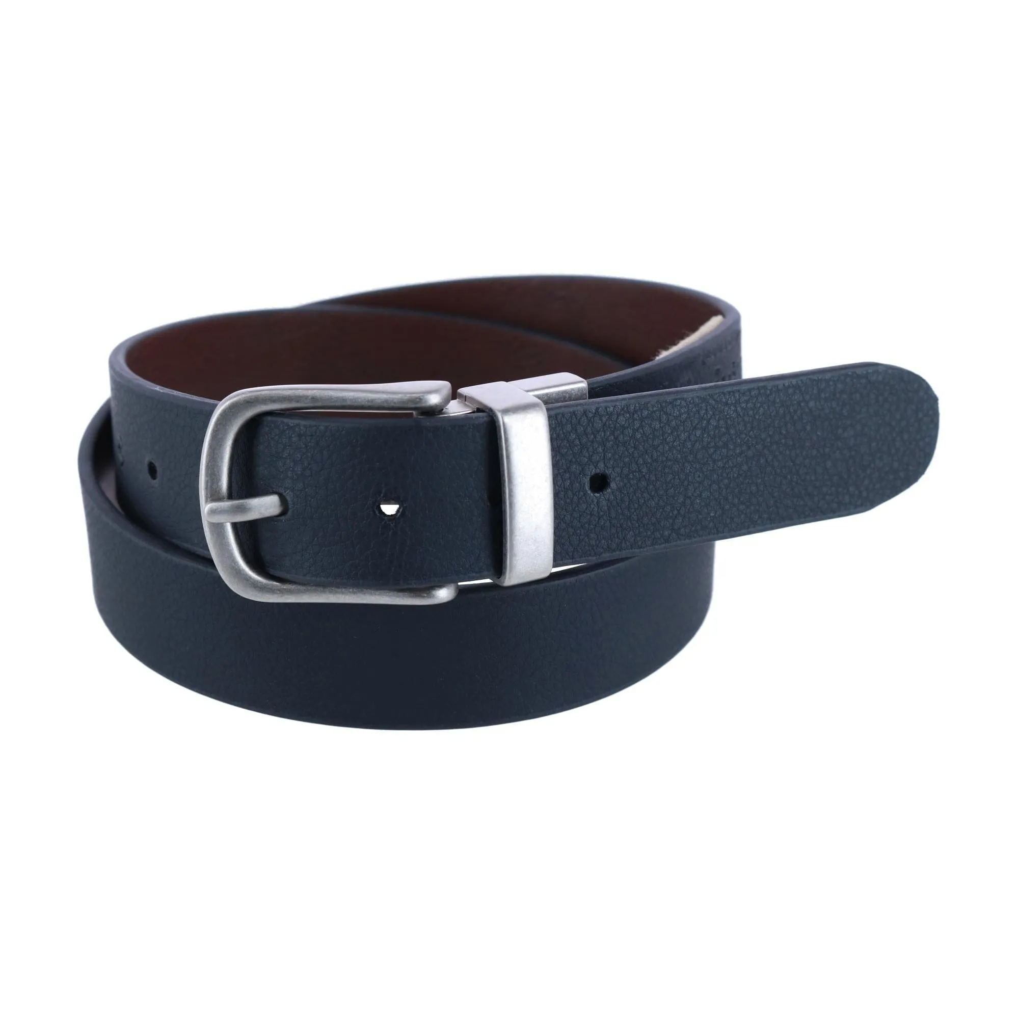 Levis Boy's Reversible Nickel Logo Patch Belt