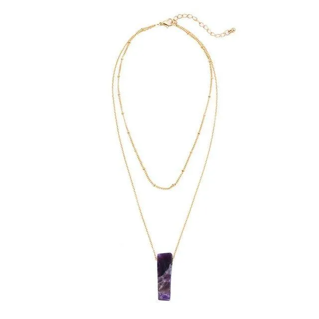 Lila Layered Choker Necklace