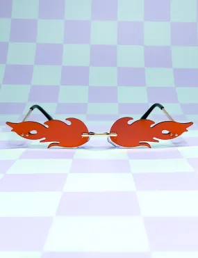 LIT FLAME SHADES - ORANGE
