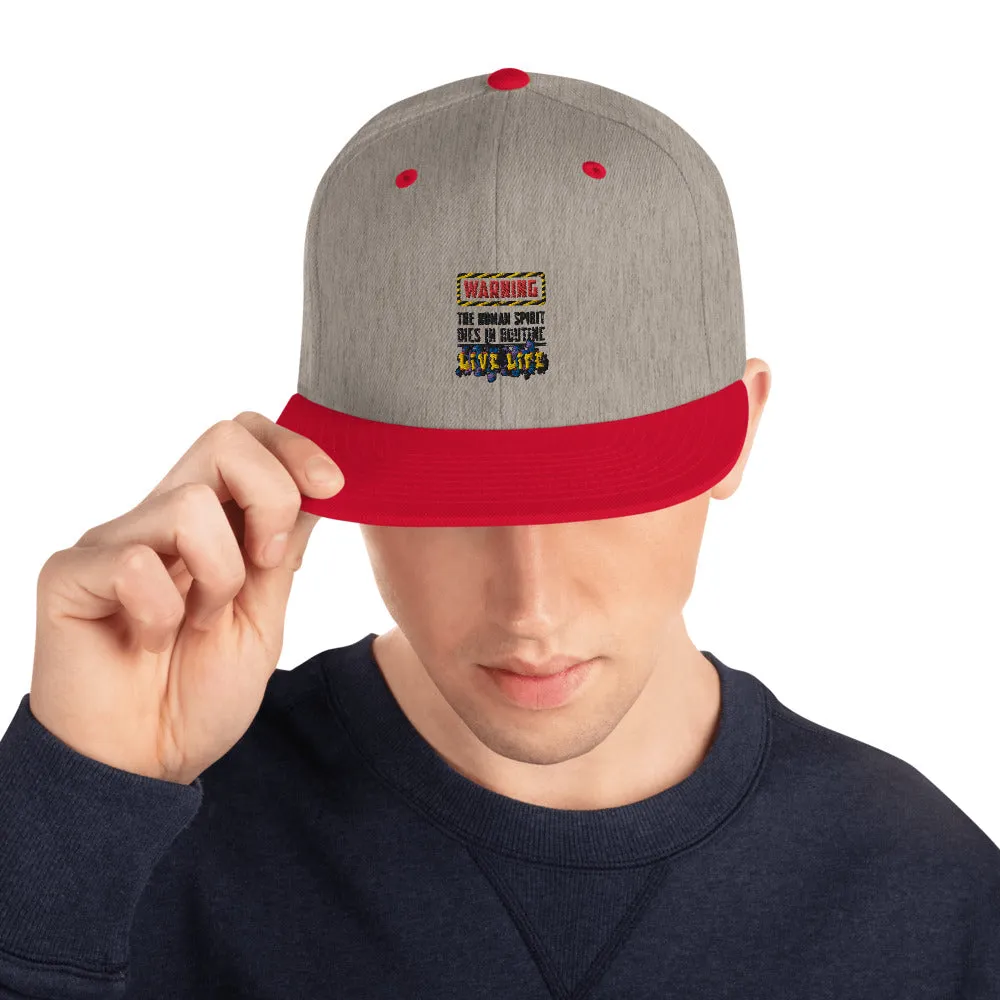 Live Life Snapback Hat