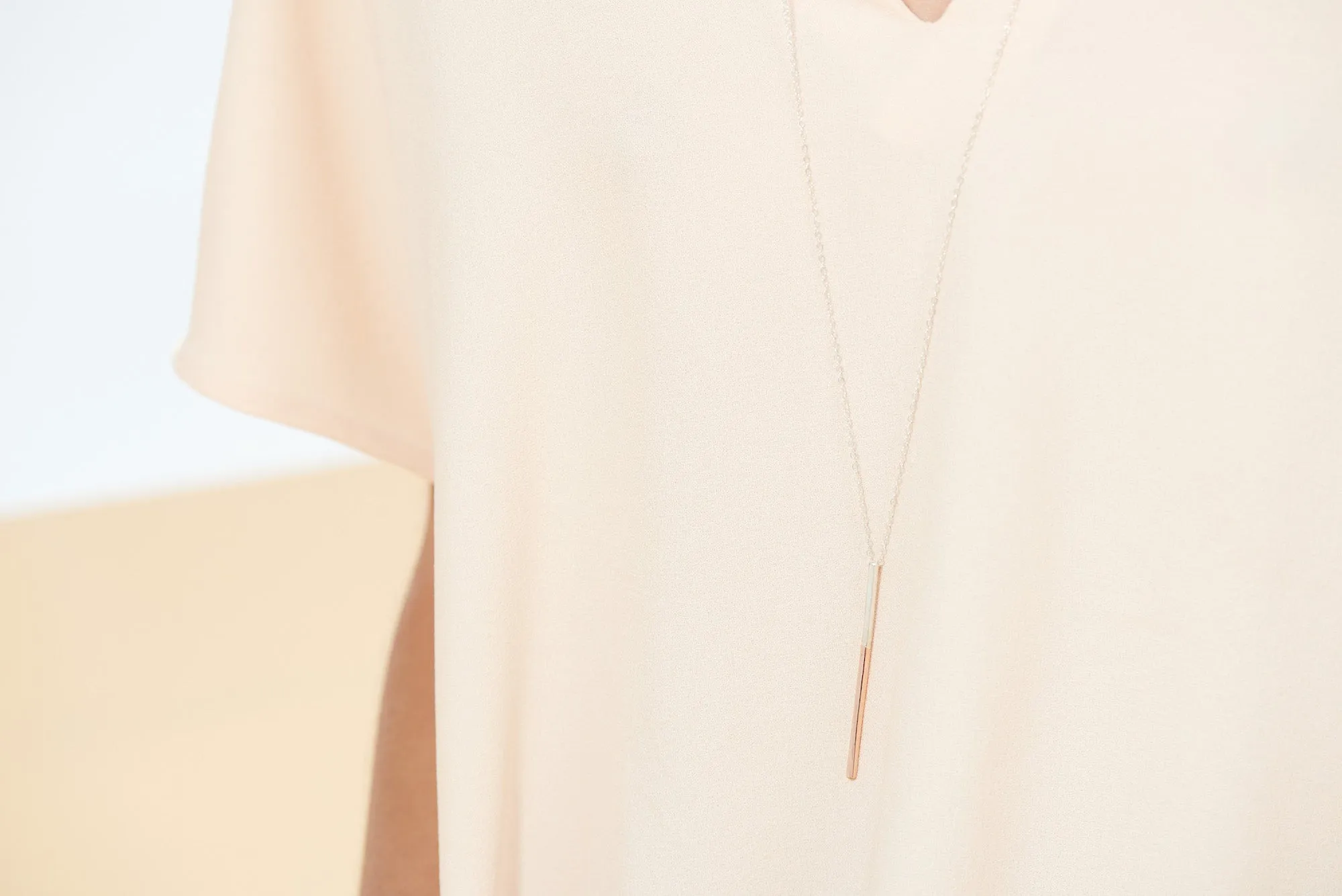 Long Gradient Virga Necklace