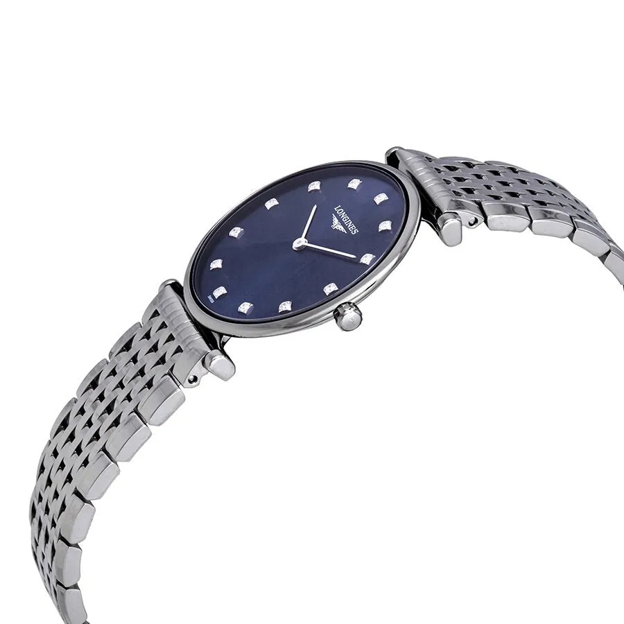 Longines La Grande Classique Sunray Blue Diamond Dial Ladies Watch L4.512.4.97.6