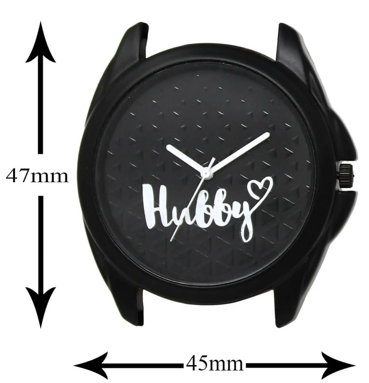 LOREM Black Hubby Analog Watch For Men LR31