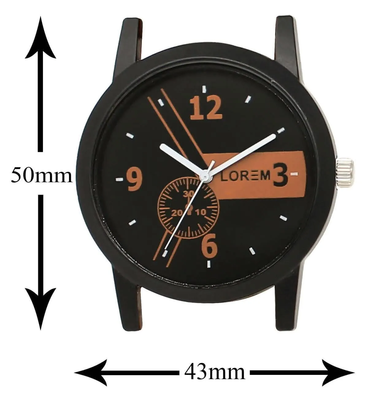 LOREM Multicolor Simple Look Analog Watch For Men LR01