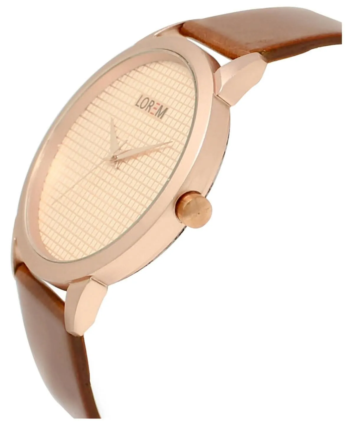 LOREM Rose Gold Casual Analog Watch For Men LR34