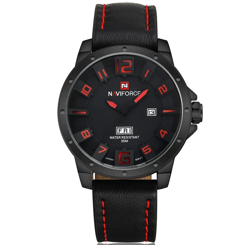 Luxury Brand Men Sports Watches Men's Quartz Date Clock Fashion Casual Leather Strap Army Military Wrist Watch Male Relogio