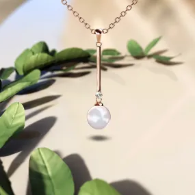 Magnificent Pearl Drop Necklace Embellished With SWAROVSKI® Crystals