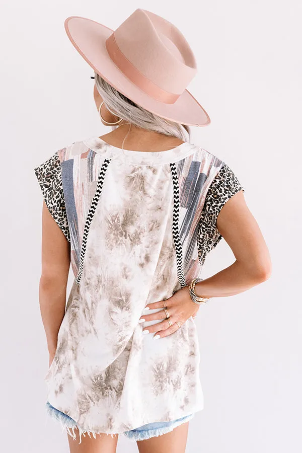 Market Stroll Shift Top