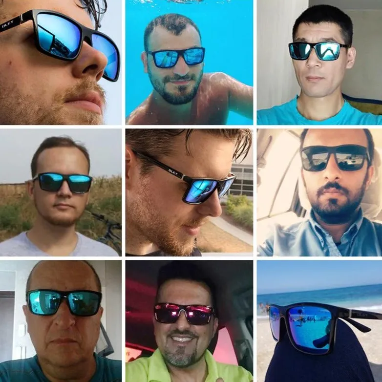 Men's Polarized UV400 Retro Style Sunglasses