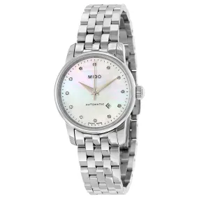 Mido Baroncelli Automatic Mother of Pearl Dial Ladies Watch M76004691 M7600.4.69.1