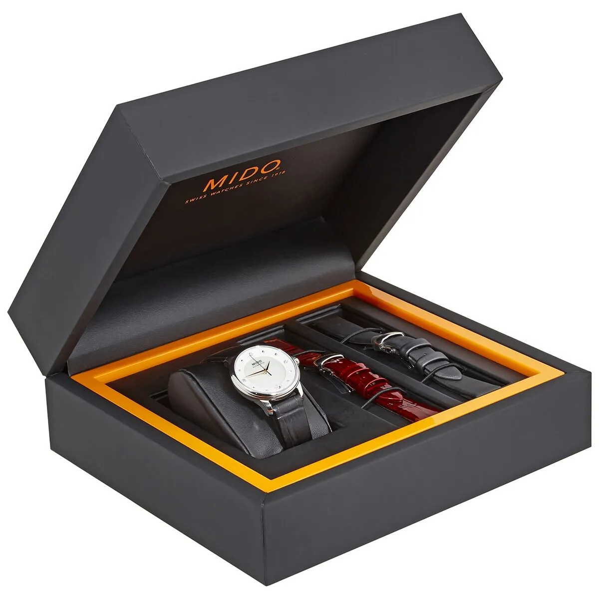 Mido Baroncelli Lady Day & Night Automatic Diamond Watch M039.207.16.106.00