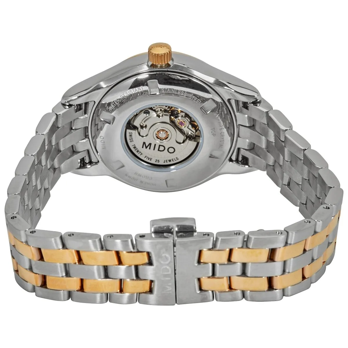 Mido Belluna Automatic Diamond Ladies Watch M0012302203691
