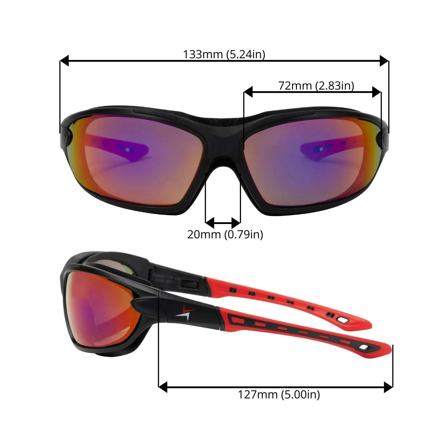 Mirror Lens 001-2 Red