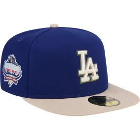 MLB Los Angeles Dodgers New Era Canvas A-Frame 59FIFTY Fitted Hat