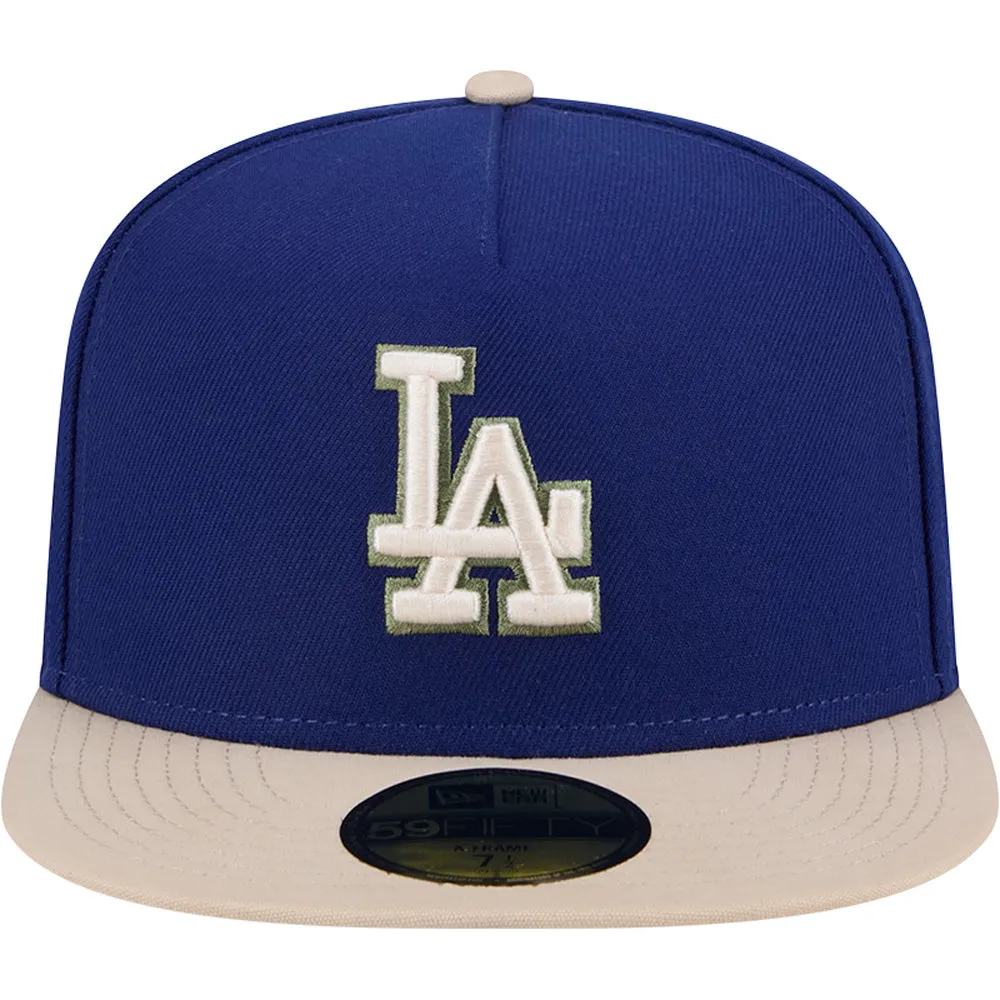 MLB Los Angeles Dodgers New Era Canvas A-Frame 59FIFTY Fitted Hat