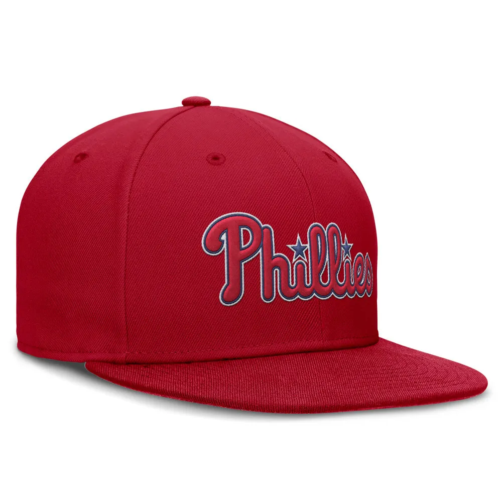 MLB Philadelphia Phillies Nike True Structured Fitted Hat